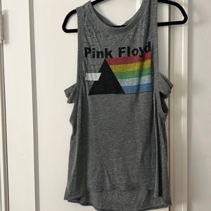 Pink Floyd chaser graphic tank top